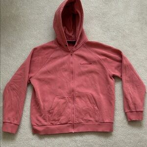 Poly-Cotton Peak Performance Coral Hoodie